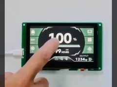 4.3 นิ้ว Uart TFT Display ความละเอียด 480x272 อินเตอร์เฟส TTL, 8N1 UART, CMOS/3.3V TTL