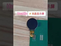 0.95 นิ้ว รอบ Tft LCD Display 128 * 128 ความละเอียด,1000c/d แสงแดดอ่าน 4SPI อินเตอร์เฟส