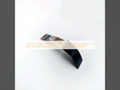 โมดูล AMOLED แบบยืดหยุ่นขนาด 1.5 นิ้ว ความละเอียด 120*240 อินเทอร์เฟซ 24 พิน SPI/MIPI IC ไดรฟ์ 350c/d RM69310