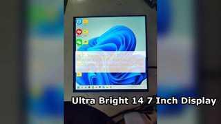 14 7 นิ้วความสว่างสูง 1080P TFT LCD โมดูลจอแสดงผล