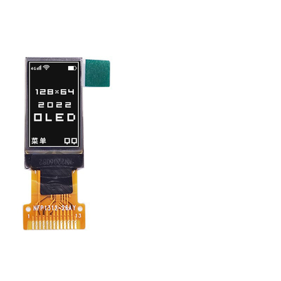0.77 Inch Oled Character Display , 128x64,  13 Pins SPI Interface,  Driving IC SSD1312