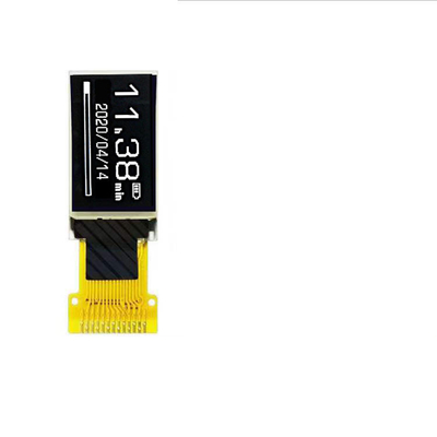 0.78 Inch PMOLED Display,  80x128 Resolution , 13 Pins 4 Wire SPI Interface,  SH1107 IC Driving