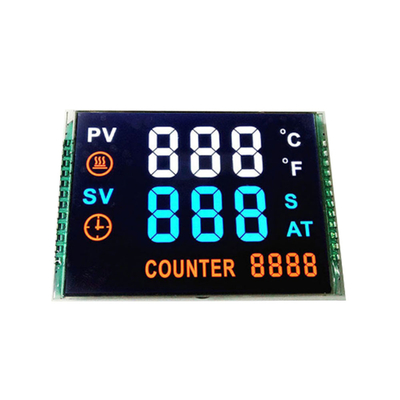 VA Segment Lcd Display Serial Parallel Interface,  54.5x83x2.34 Outline Size