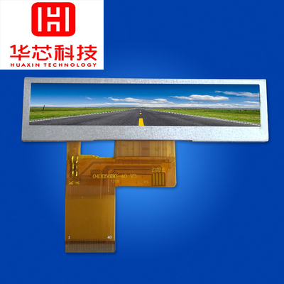 3.8 inch  Bar Type TFT LCD , 480X72 Resolution, 40 pins RGB interface, 300cd/m2,