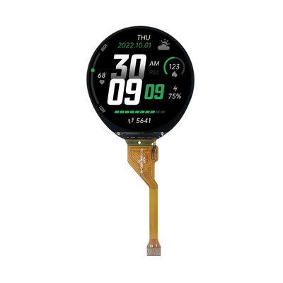 1.39 Inch Round Display, TFT LCD 360x360 ,  15 Pins QSPI Interface,  400 CD/M2