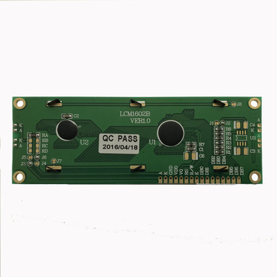 16x2 Character Lcd Display STN BLUE / NEGATIVE 1/16 Duty 1/5 Bias DRIVING IC SPLC780