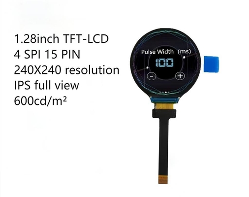 1.28 Inch Round LCD TFT Display Module With Fully Automatic Equipment For Efficiency And Stability