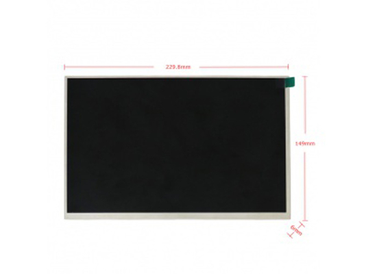 10.1 Inch TFT LCD Display With 1280x800 Resolution 1000cd/m2 Brightness Sunlight Readable 20 Pins LVDS View Angle ALL