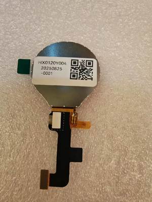 1.2 Inch Round TFT Display 240x240 Resolution MCU Interface Driving IC NV3002B  400C/D Brightness