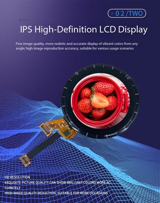 1.3 inch IPS TFT LCD Module with 240RGBx240 Resolution and MCU 8bit Interface