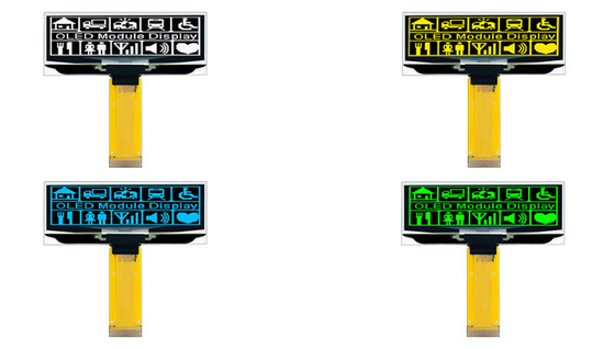 2.23  Inch PMOLED Display Module,  128*32 Resolution,  24 PINS 3/4 SPI,I2C Interface