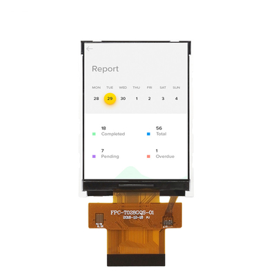 2.8 Inch LCD TFT Display Module,  240x320 Resolution,  50 PINS MCU/RGB/SPI Interface
