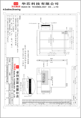 Sunlight Readable 3.5 Inch LCD Display TFT,  240x320 50 Pins 18 Bits RGB+SPI Interface
