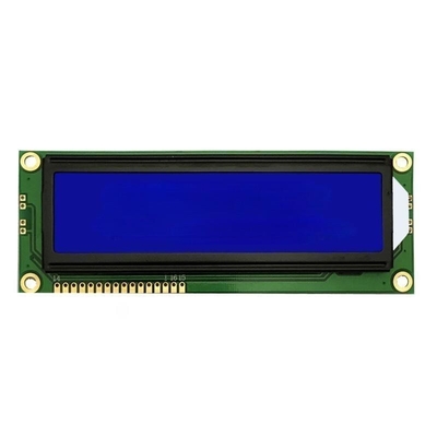 16x2 Character Lcd Display STN BLUE / NEGATIVE 1/16 Duty 1/5 Bias DRIVING IC SPLC780