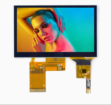 4.3 นิ้ว IPS LCD 480 * 272 จอสัมผัสจอ RGB อินเตอร์เฟซ 40 Pin LCD โมดูล