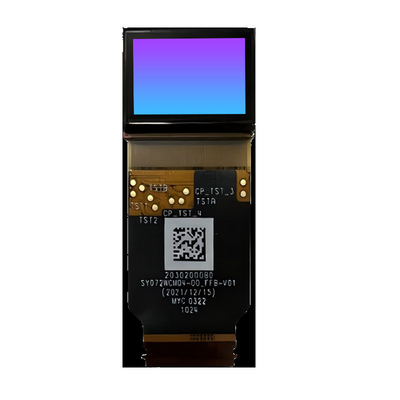 0.72 นิ้ว มิโคร OLED Display With 1920 * 1200 ความละเอียดและ 2000 Cd / m2 ความสว่าง 61 ปิน MIPI อินเตอร์เฟซ