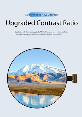 1.43 Inch Round AMOLED Display Module with 700nit Brightness and 466x466 Resolution