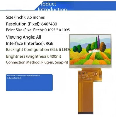 3.5" IPS TFT Module with 640X480 Resolution and RGB Interface for High-Quality Display