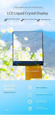 หน้าจอ LCD IPS TFT ความสว่างสูง 800nits ขนาด 1.3 นิ้ว พร้อมความละเอียด 128(RGB)x128 และอินเทอร์เฟซ MCU