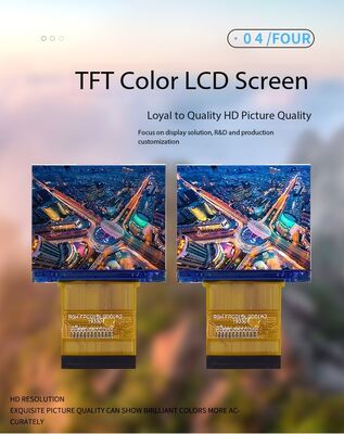 หน้าจอ IPS TFT LCD ขนาด 1.5 นิ้ว ความละเอียด 320(RGB)x240 และความสว่าง 400nits จอแสดงผลดิจิทัลอัจฉริยะ